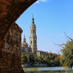 Ebro river&The Pilar (Zaragoza, Spain)