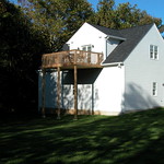 Anchorage Carriage House & Deck Back View