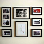 corners of my home: our framed wall