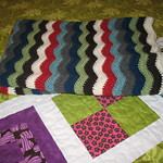 Ripple Blanket on Back of Mod Sampler