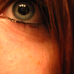 Crying Eye. [Unphotoshopped.]