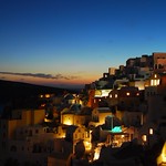 Oia At Sunset