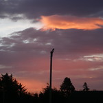 Sunrise clouds over Poolewe