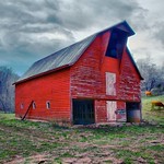 Barn in the Blue Ridge Mountains