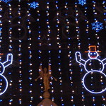 Christmas Light Show: Snow Men