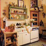 My friend's kitchen in the premiere issue of Mary Engelbreit's magazine(1998)