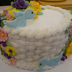 Wilton II Class Final Cake Royal Icing Flowers