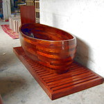 Rosewood bathtub