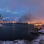 Winter Wonderland ( Reine village , Norway )