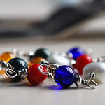 Tibetan Prayer Flag Silver Bracelet Om Mani Padme Hum by Misobel