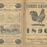 Farmers' Almanac 1896 - Presented By Phineas Jones & Co., Wheel Manufacturers
