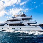 Majesty 110 cruising seamlessly through the waters in Cannes. _________ #GulfCraft #MajestyYachts #Majesty110 _________ #exclusive #Emirates #sea #uae #dubai #vip #atlantis #thepalm #atlantisthepalm #water #world #nature #rich #luxury #superyacht #yacht