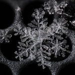 Snowflake On Metal