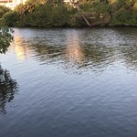 Sundown Reflections in the Creek