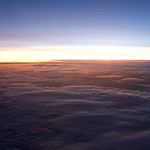 Sunrise over South America