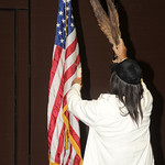 Smudging US Flag