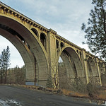 Sunset Bridge In Spokane
