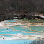 Limestone pools, Huanglong National Park