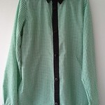 green and black sketchbook shirt, front