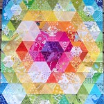 Patchwork Prism mini quilt
