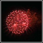 Exploding pink hearts