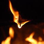 dripping flame