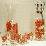 POINSETTIA CHRISTMAS DINING ASSESORIES