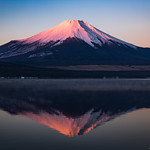 Reflection Red Mount Fuji