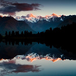 Lake Matheson Reflection