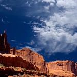 Red Wall and Balancing Pillar in Arches National park