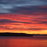 Sunrise over Puget Sound