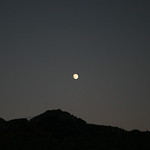 grandfather mountain and moon