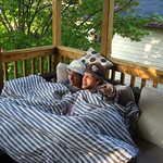 The skipper and Gilligan get cuddly