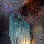 Ice Waterfall - Crystal Ice Cave, Lava Beds National Monument