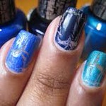 turquoise on nails available at Bedazzled Salon & Day Spa, Roscoe, IL