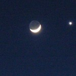 Moon and Venus