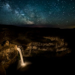 Palouse Falls at Night