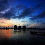 Sunrise at Marina Bay