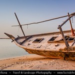 Qatar - Early Morning at Al Wakra and its Dhow (Boat) Qatar - Early Morning at Al Wakra and its Dhow (Boat)