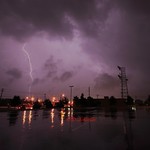 July fourth lightning