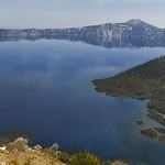 Crater lake, Wizard Island.