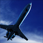 corporate jet close-up