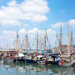 Harbour reflections vertorama - Yarmouth Old Gaffers Festival 2013