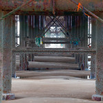 Underneath Central Pier, Blackpool