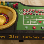 Roulette Wheel Birthday cake