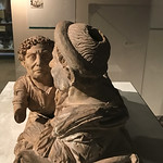 'Lid of the Married Couple' (Etruscan Urn), Museo Etrusco Guarnacci, Volterra, Italy.