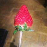 #canadashared a healthy strawberry lolly #food