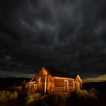 Storm at Night Over Bodie