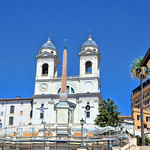 CHURCH AT SPANISH STEPS ROME ITALY