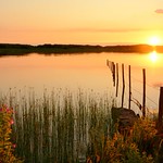 Kenfig Pool Sunset